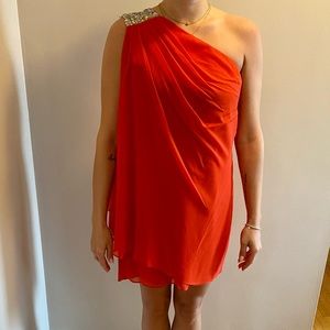 One shoulder dress